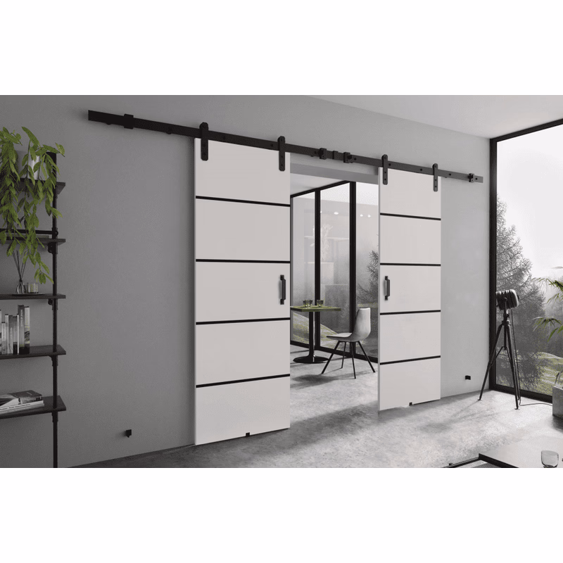 KIER Posuvné dvere LORNI PLUS DUO | 132 cm Farba: Biela
