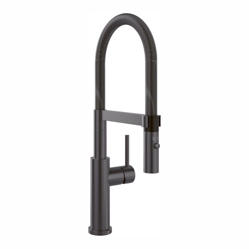VILLEROY & BOCH VILLEROY & BOCH - Drezová batéria Steel Expert 2.0, odnímateľná sprcha, antracit 92800005