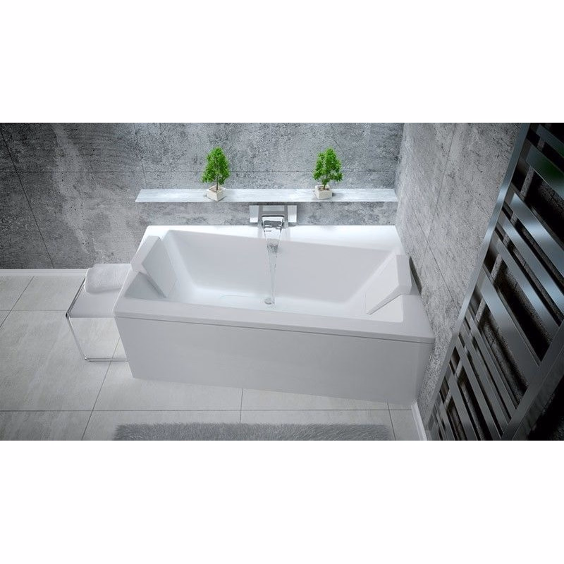 BESCO - Asymetrická vaňa ASTI - Rozmer vane - 160 × 100 cm, Spôsob prevedenia - Pravé VANAST16P + OLVPINOZ