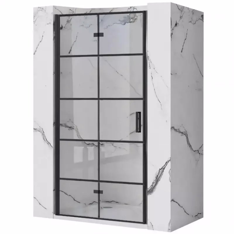 Sprchové dvere Molier 80x190 black Rea K8537