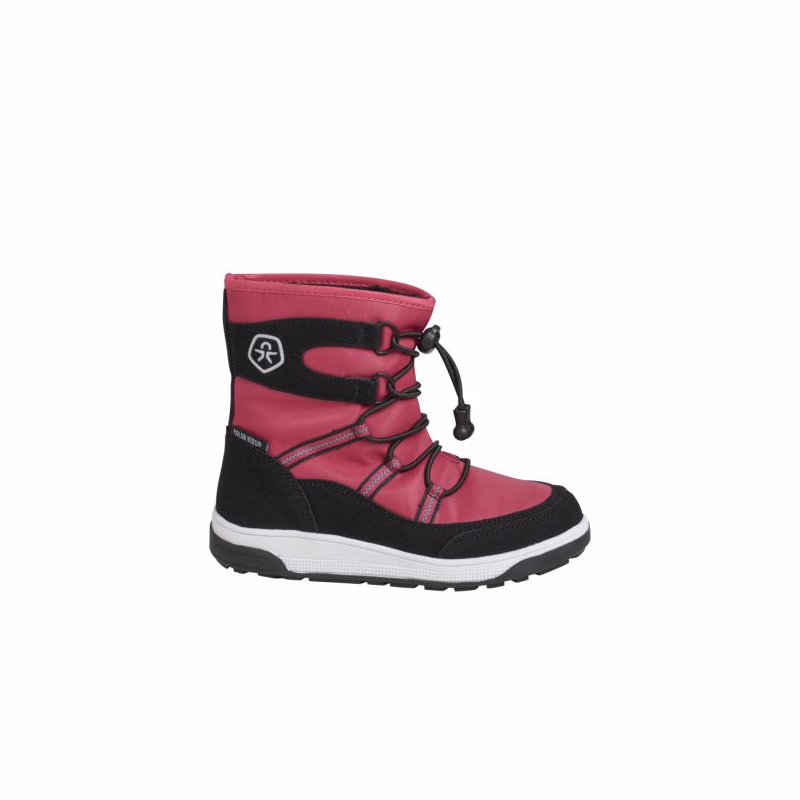 Dievčenské vysoké zimné topánky COLOR KIDS Boots W. String & Stopper, vivacious