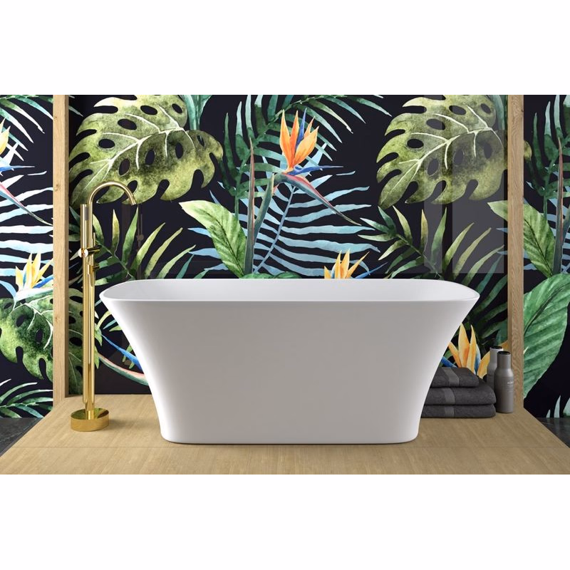 BESCO - Voľne stojaca vaňa ASSOS S-LINE biela - Rozmer vane - 160 × 70 cm VANASSL16W