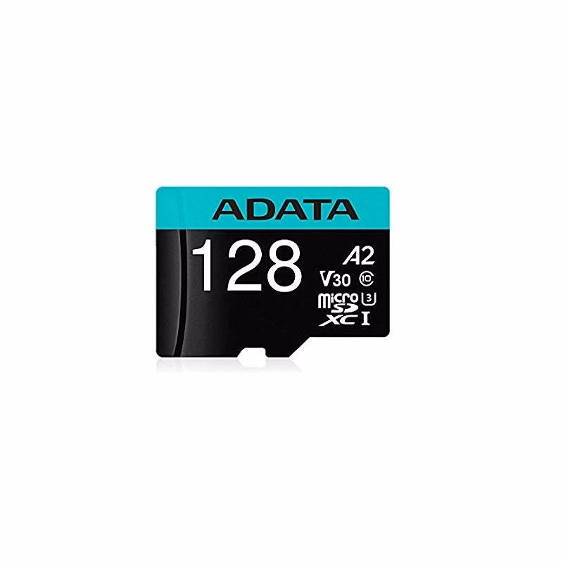 ADATA MicroSDXC karta 128GB Premier Pro UHS-I V30S (R: 100/W: 80 MB/s) + SD adaptér