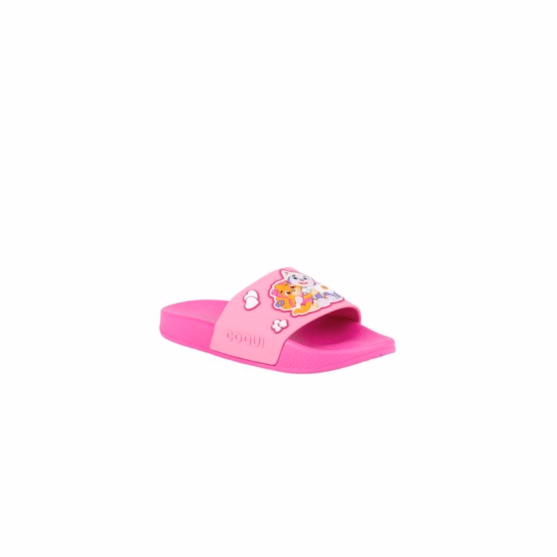 Dievčenské šlapky (plážová obuv) COQUI Ruki Paw Patrol K dark pink fuchsia