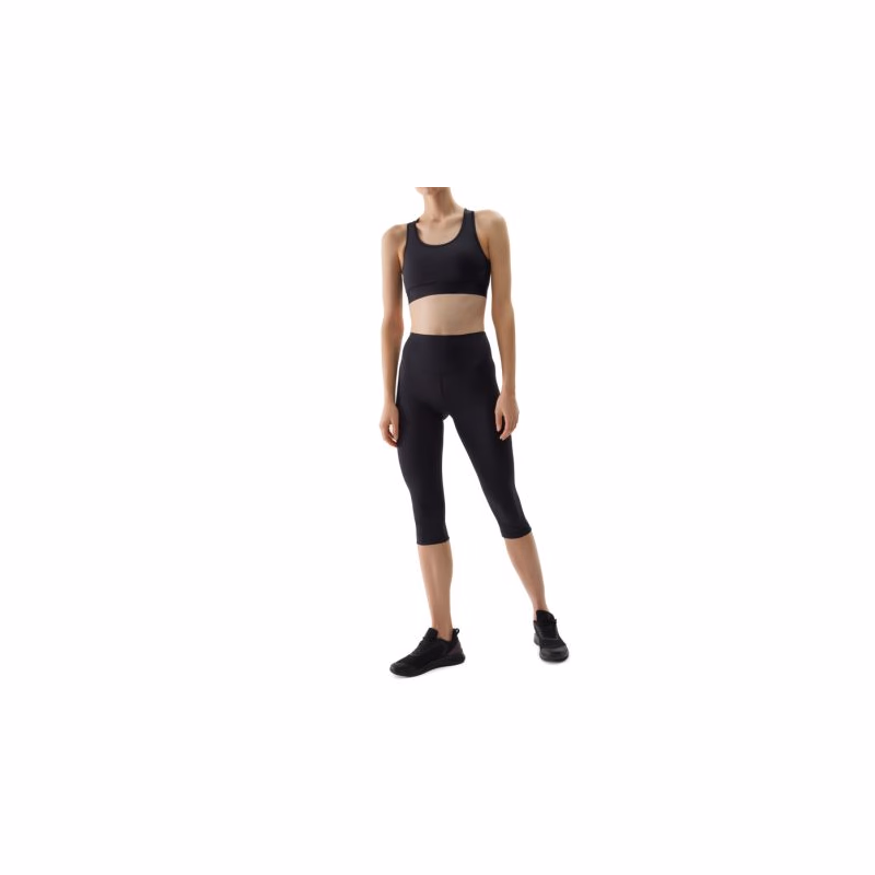 Dámske tréningové 3 4 nohavice 4F TIGHTS FNK-WSS24TFTIF187-20S-DEEP BLACK