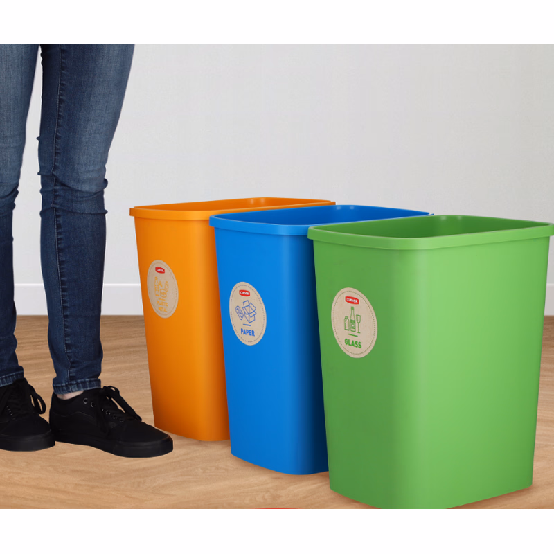 CURVER Set košov na triedený odpad ECO Friendly 3x25L