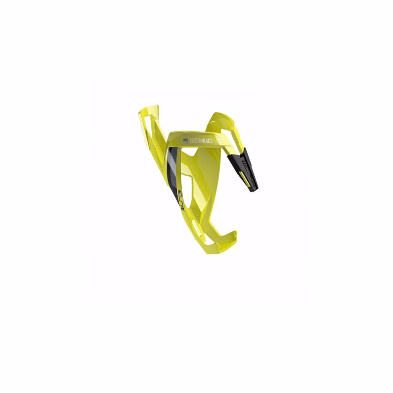 Košík na fľašu na bicykel ELITE CUSTOM RACE PLUS yellow-black shiny