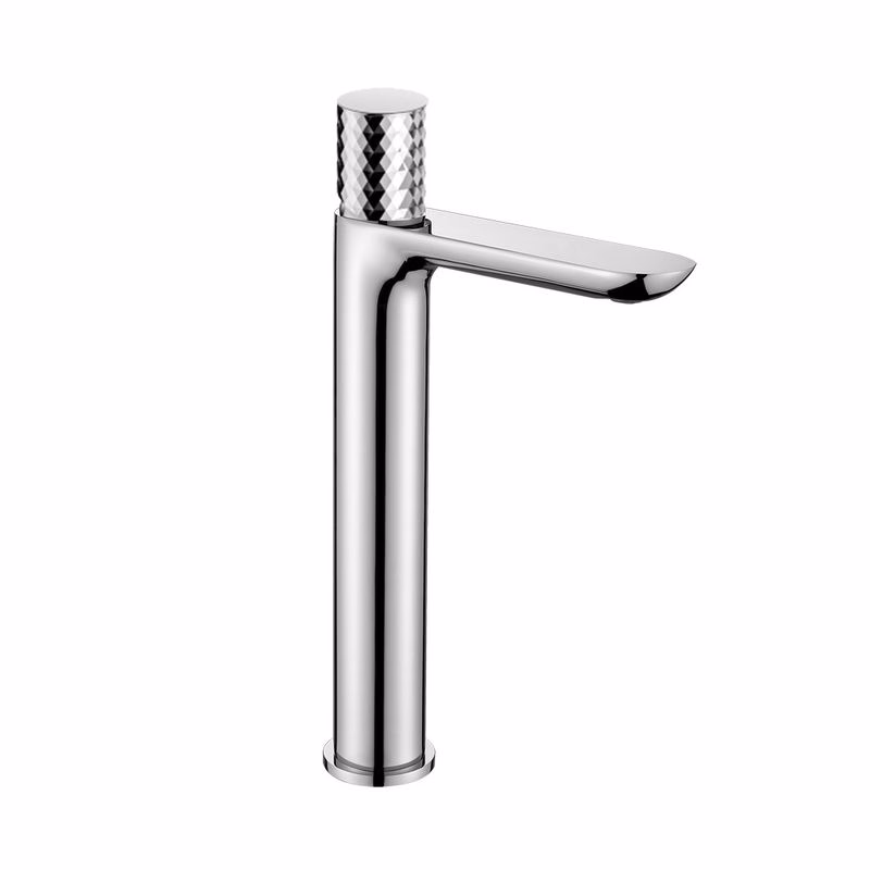 Mereo Umývadlová stojanková vysoká batéria,diamant, Viana, bez výpuste, chróm CBE10102A