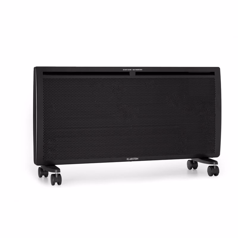 Klarstein Hot Spot Slimcurve Double Wave, konvektor, ohrievač 2 v 1, 2000 W, týždenný časovač, čierny