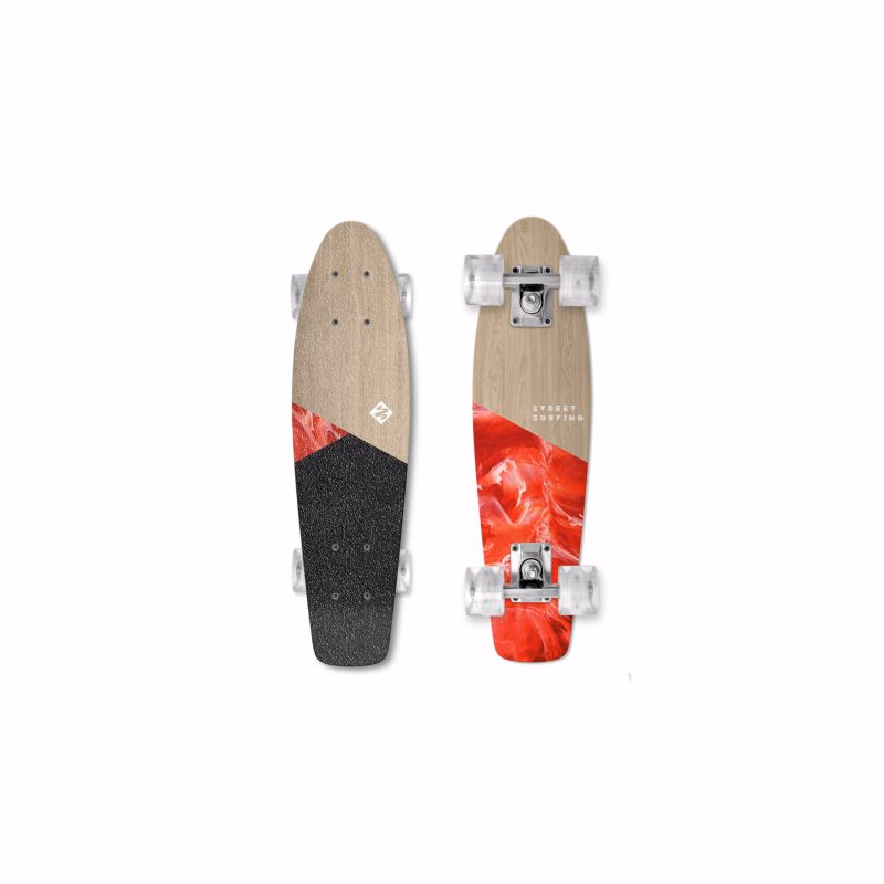 Skateboard STREET SURFING BEACH BOARD WOOD BloodyMary