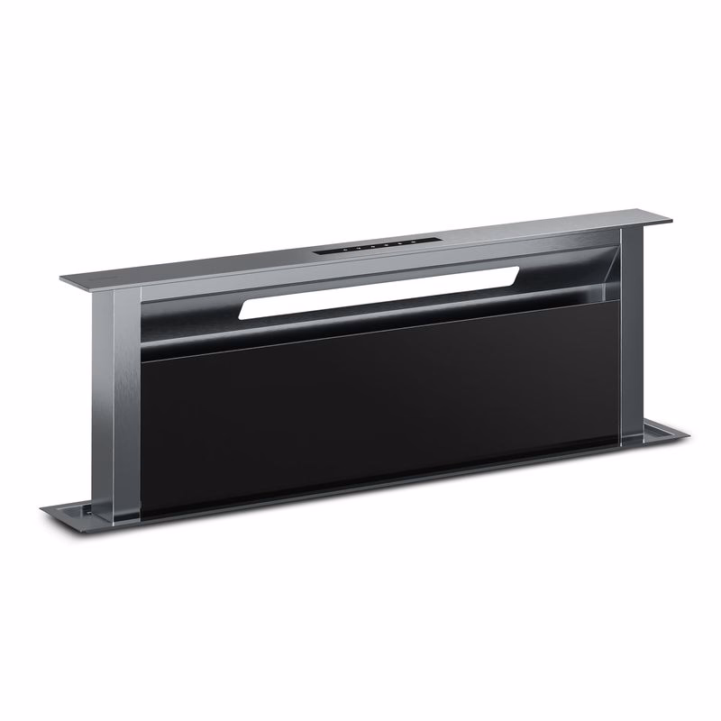 Klarstein Verosteel vstavaný digestor, Minimalistický, výkonný, EEC A++, 906,2 m³/h, 90 cm