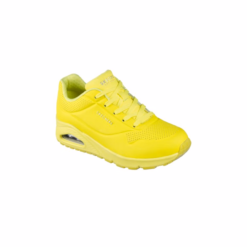 Dámska rekreačná obuv SKECHERS Uno Night Shades neon yellow