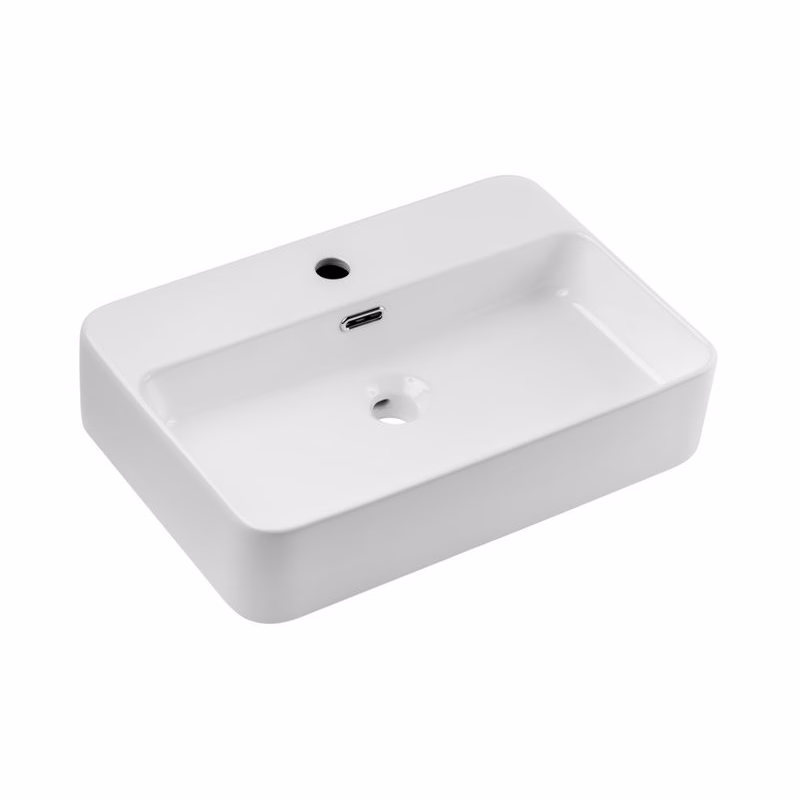 ArtCom Keramické umývadlo TRUST 2 E-6282 | biely lesk 55 cm