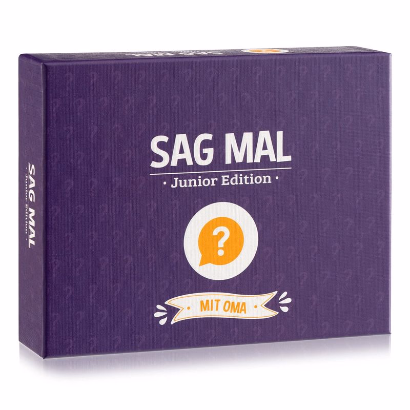 Spielehelden Sag mal... mit Oma - Junior Edition spoznávacia hra 100+ otázok Počet hráčov: 2+ Vek: od 8 rokov