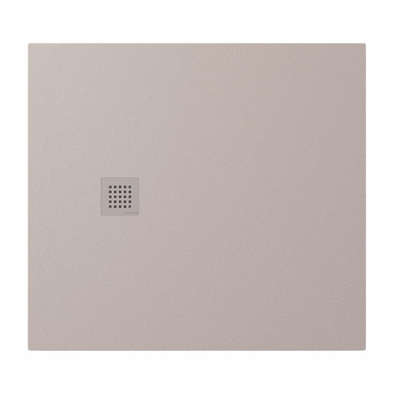 POLYSAN - TRENECA sprchová vanička z liateho mramoru s možnosťou úpravy rozmeru 110x100cm, béžová matná 84312.81