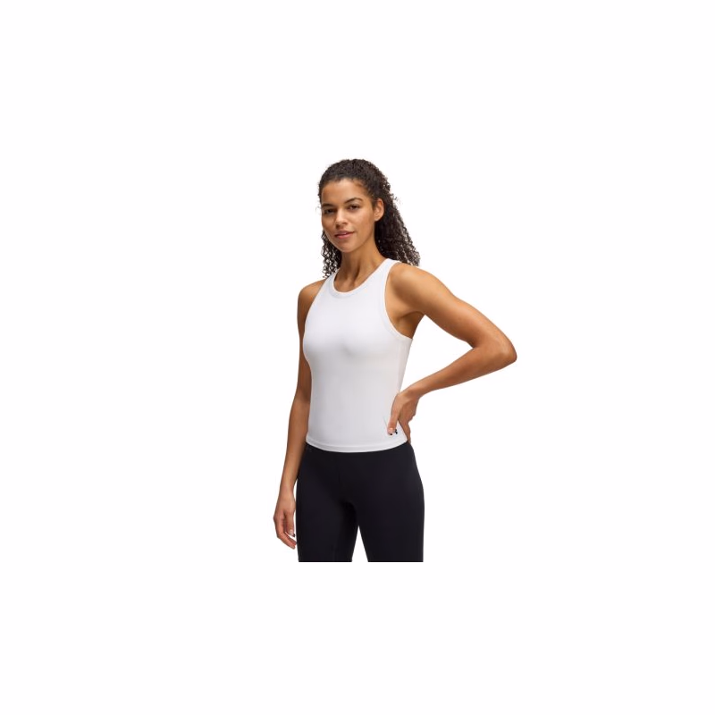 Dámske tréningové tielko UNDER ARMOUR Motion High Neck Tank-WHT