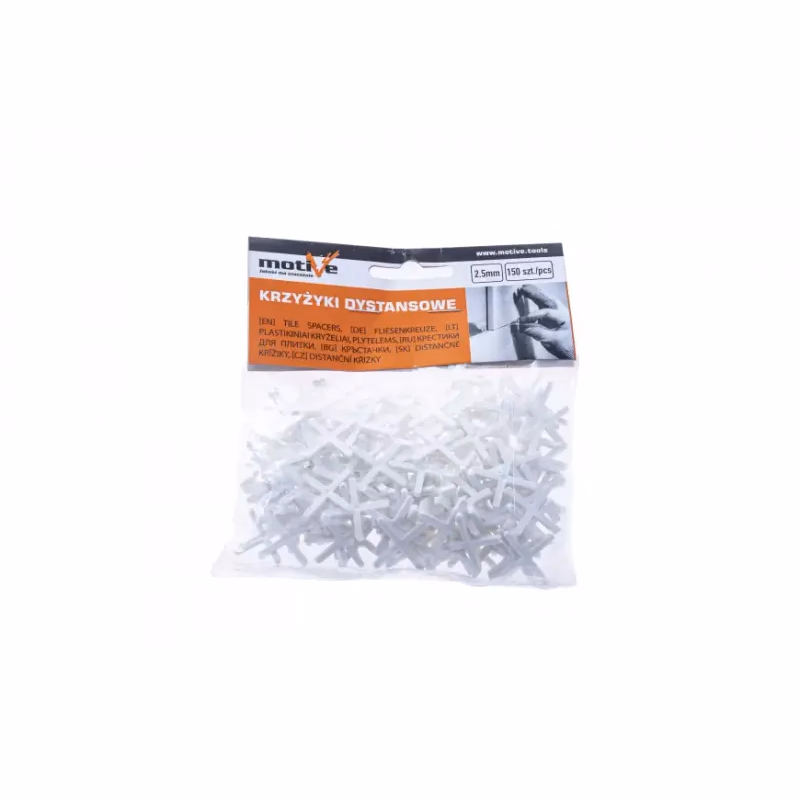 Dištančné krížiky 2,5mm 150 ks