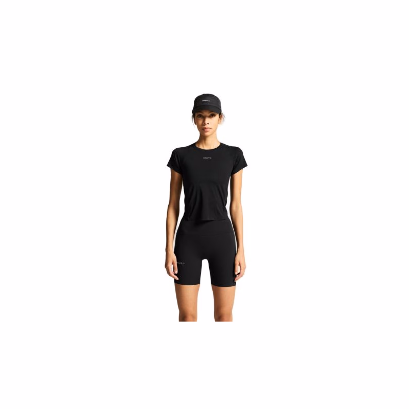Dámske tréningové tričko s krátkym rukávom CRAFT T-Shirt Hypervent Cropped