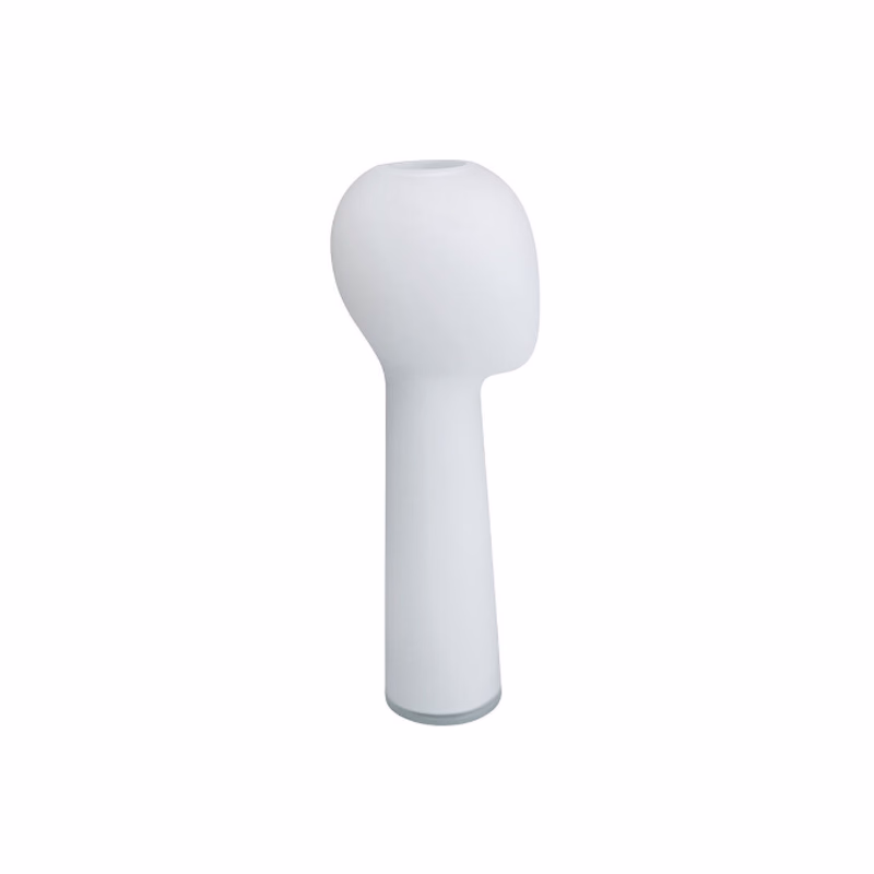 Cabeza váza 40 cm biela
