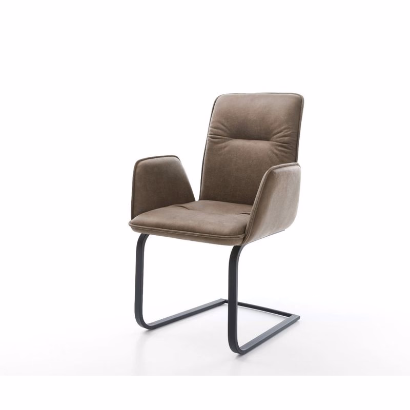 Jedálenská stolička Vinja-Flex mikrovlákno taupe vintage jedálenská