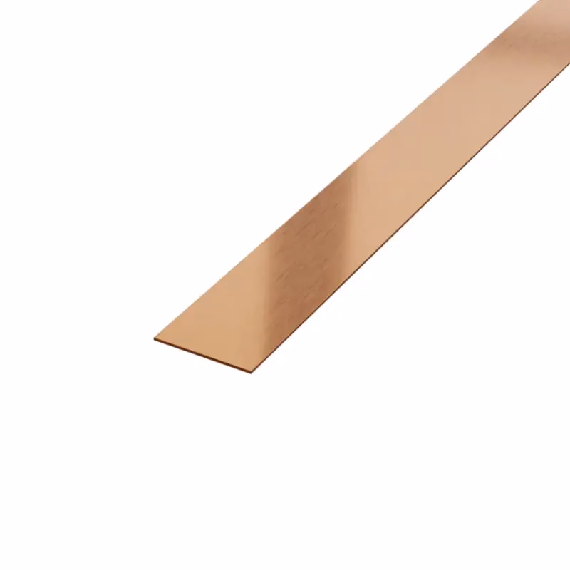 Dekoratívna lišta I 2,8x270 cm medená mat