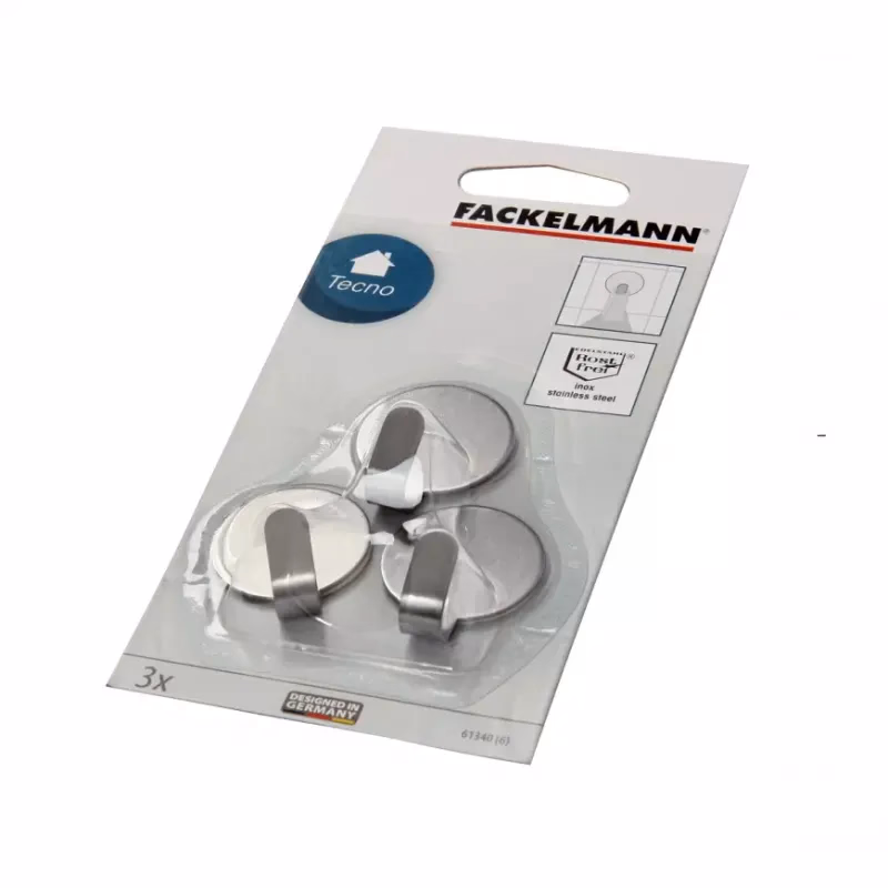 Háčiky okrúhle samolepiace saténové 3,7cm 61340