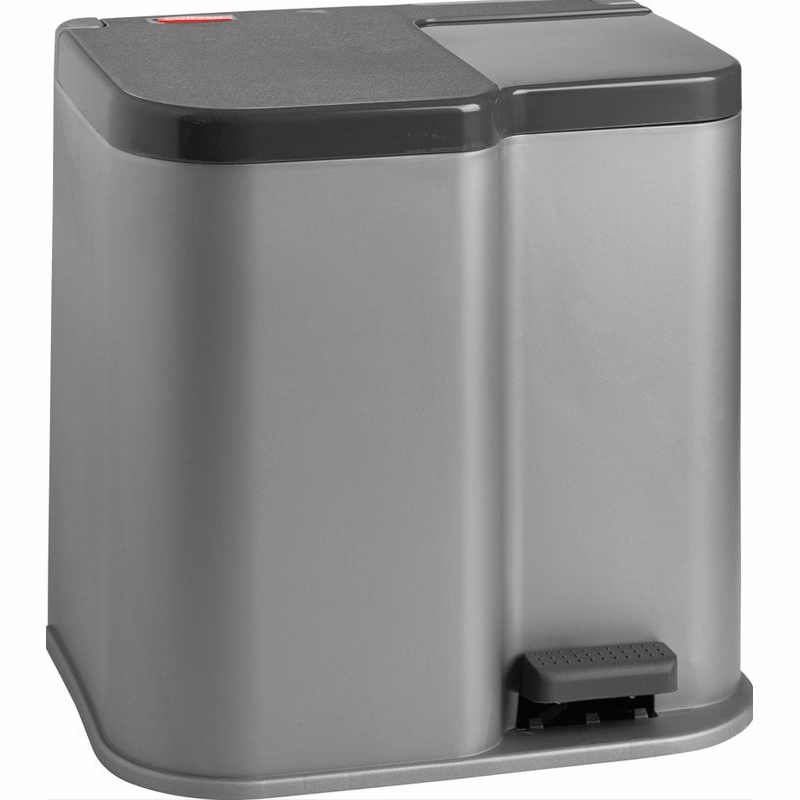 CURVER Odpadkový kôš DUO 15l + 6l | strieborná