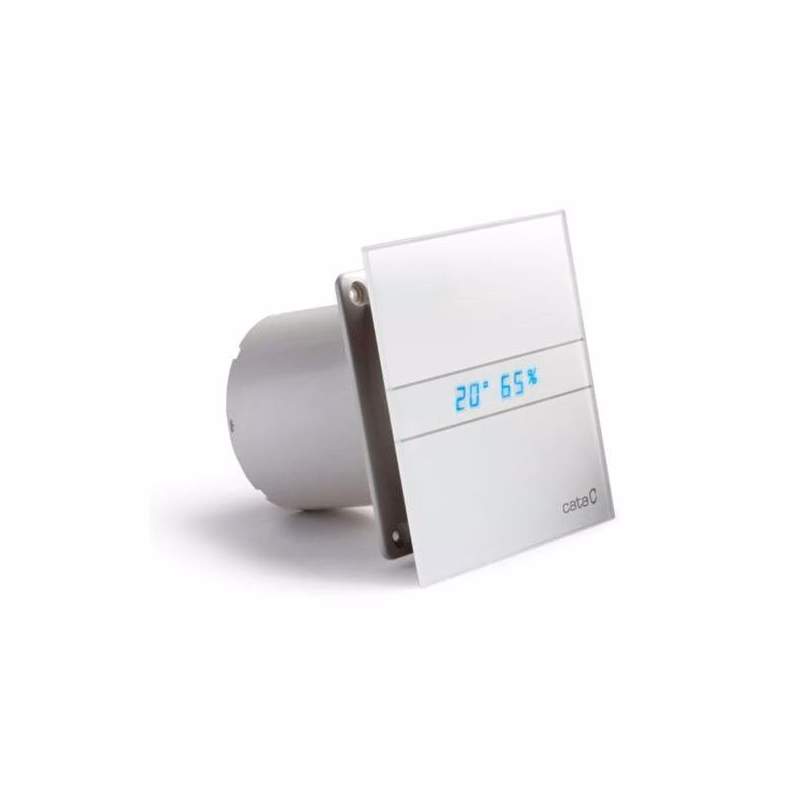 CATA - E-120 GTH kúpeľňový ventilátor axiálny s automatom, 6W/11W, potrubie 120, biel 00901200