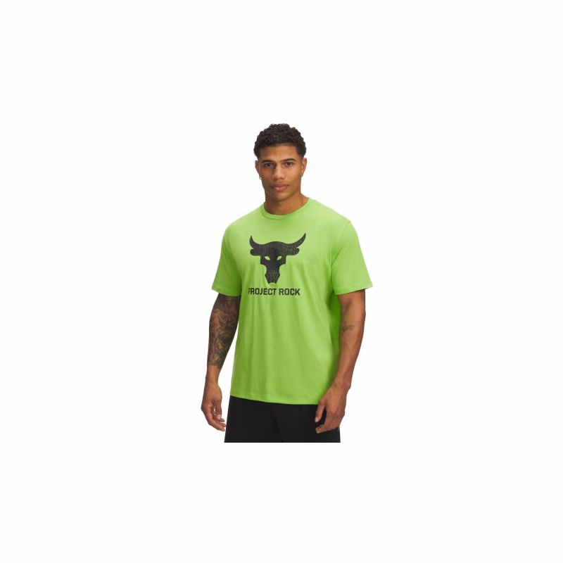 Pánske tričko s krátkym rukávom UNDER ARMOUR PROJECT ROCK UA Brahma Bull SS-GRN