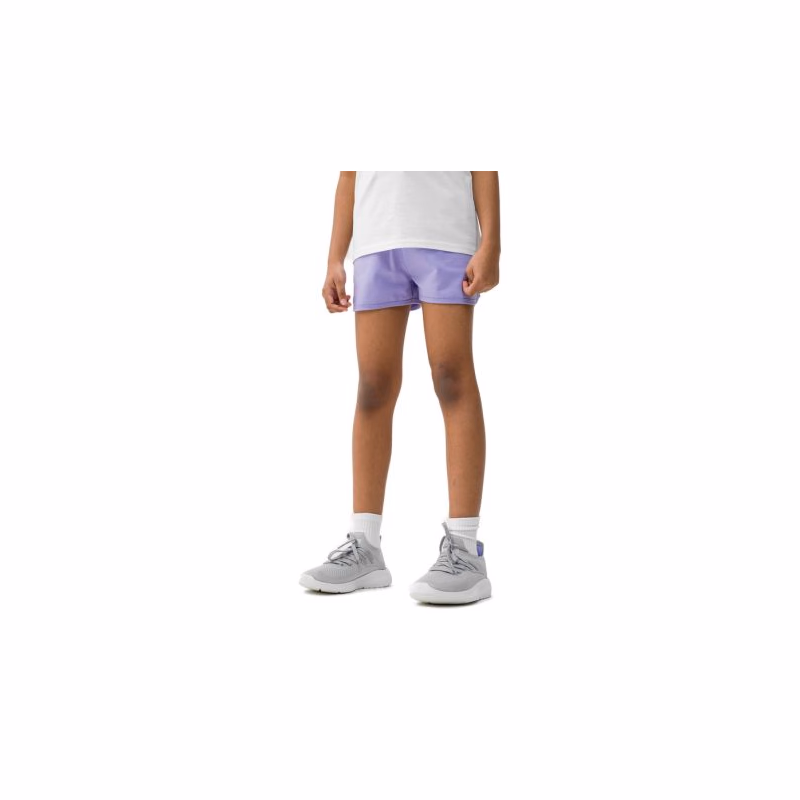 Dievčenské teplákové kraťasy 4F JUNIOR SHORTS CAS-4FJWSS24TSHOF280-52S-LIGHT VIOLET