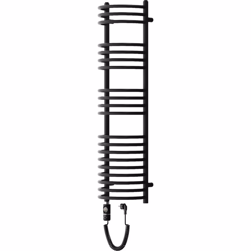 MEXEN/S - Eros radiátor + vykurovacia tyč 1200 x 318 mm, 600 W, čierna W112-1200-318-2600-70