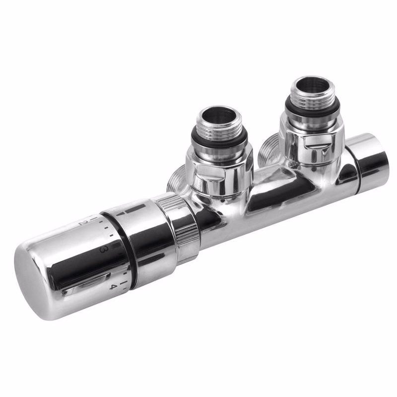 SAPHO - TWIN termostatická pripojovacia súprava ventilu pre stredové pripojenie, ľavá, chróm CP3012S