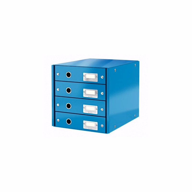 LEITZ Zásuvkový box Click&Store, 4 zásuvky, modrá