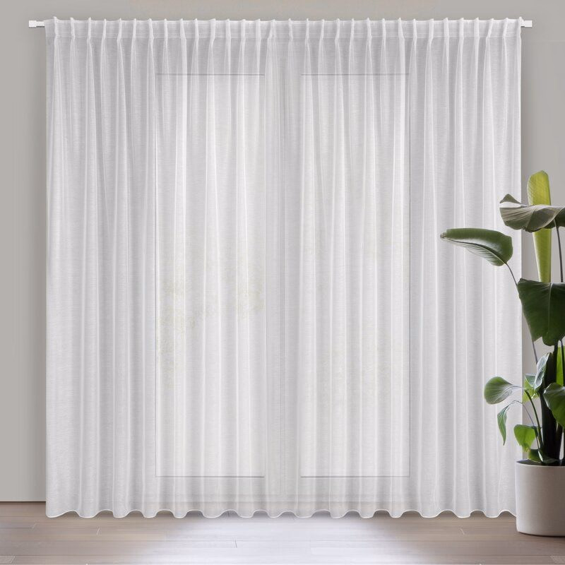 ArtFir Záclona BELISSA P | biela 300 x 300 cm