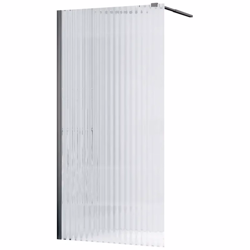 Sprchová Stena Walk-In Fly 120x190 black