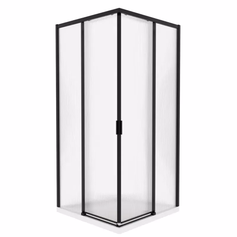 Sprchový kút štvorcový Eter 80x80x190 black
