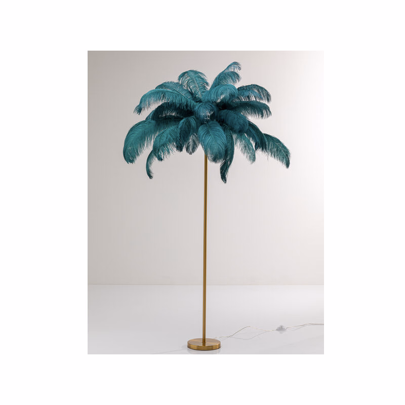 Feather Palm stojaca lampa zelená 165 cm