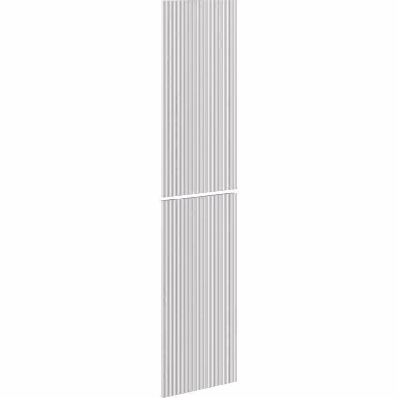 MEXEN - Rivel čelo pre kúpeľňovú skrinku reliéf 35 x 80 cm (2 ks.), sivý mat 91A21-1600-300-2-62