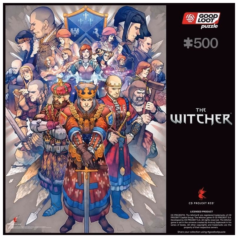 GLO GAMING PUZZLE: THE WITCHER NORTHERN REALMS