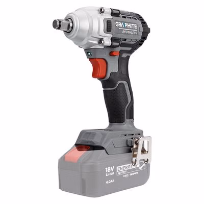 GRAPHITE Bezkartáčový rázový uťahovák 18 V, 330 Nm, ", Energy+, bez batérie 58G028-1