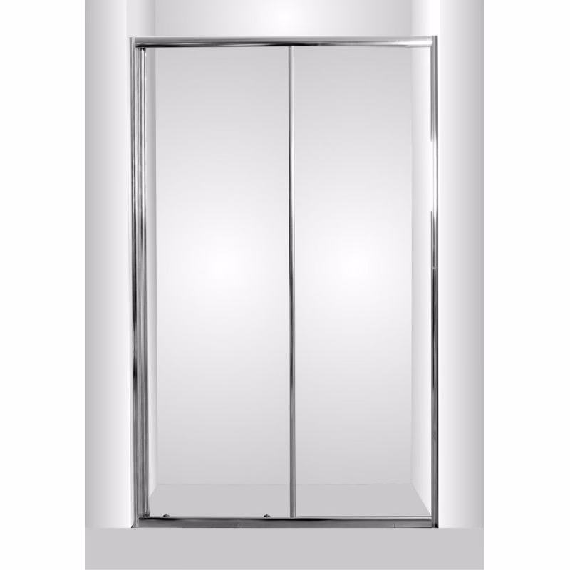 HOPA - Sprchové dvere do niky SMART - SELVA - Farba rámu zásteny - Hliník chróm, Rozmer A - 100, Smer zatváranie - Univerzálny Ľavé / Pravé, Výplň - Číre bezpečnostné sklo - 4/6 mm OLBSEL10CCBV