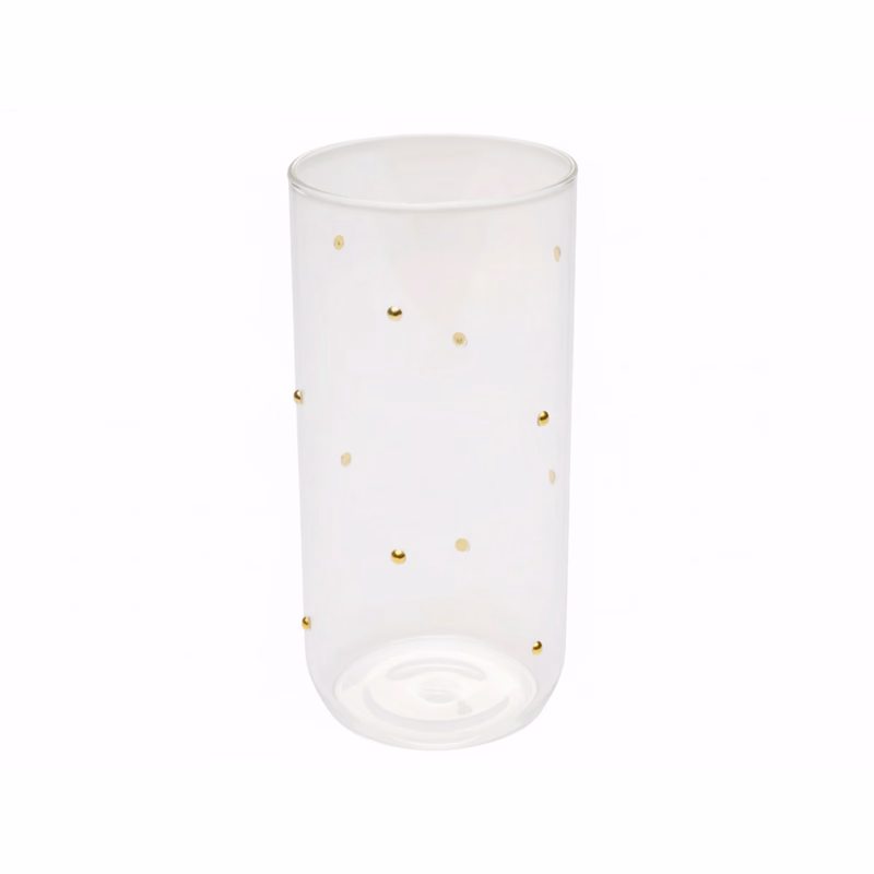 Glam Dots Gold pohár 14 cm
