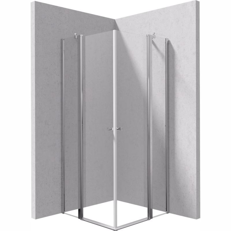 DEANTE/S - Sprchovací kút dvojité výklopné 100x100 KTSU043P+KTSU043P KERRIA/0406