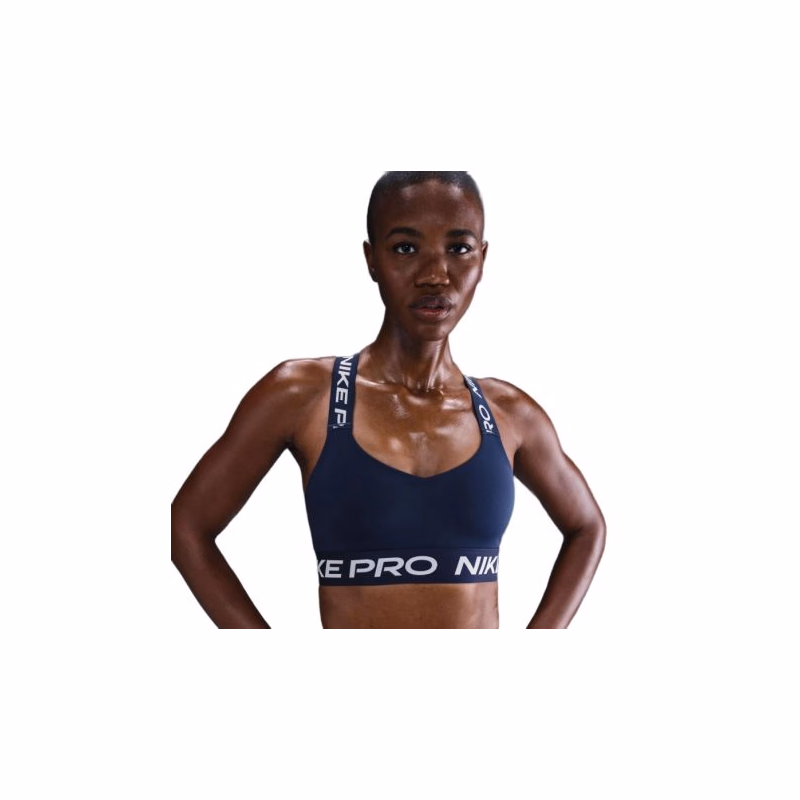 Dámska tréningová športová podprsenka NIKE PRO W NP BRA TT MIDNIGHT NAVY MIDNIGHTNAVY WHITE
