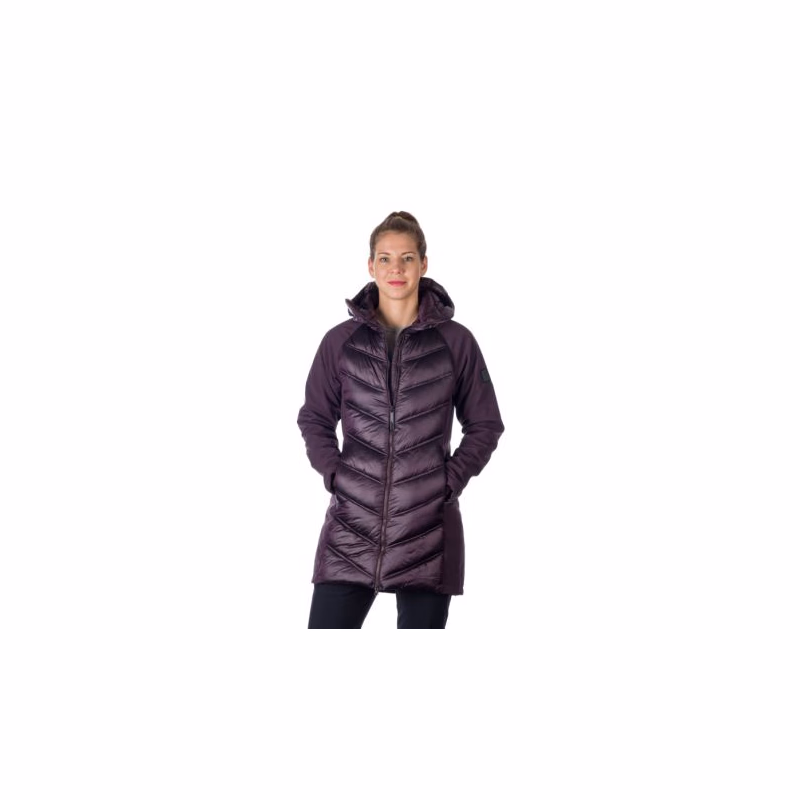 Dámska turistická softshellová bunda NORTHFINDER MARGIE-532-darkplum