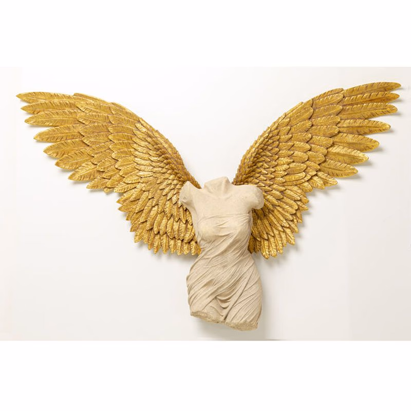 Gela Angel dekorácia bielo-zlatá 203x140 cm