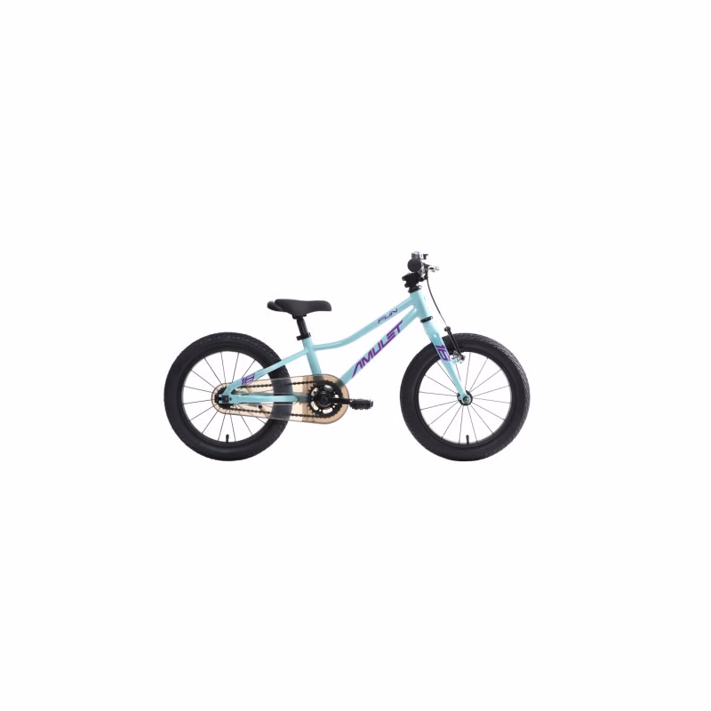 Dievčenský horský bicykel AMULET 16 Fun, celeste blue purple