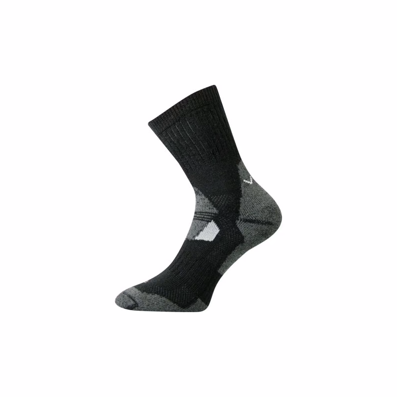 Turistické ponožky VOXX 1 PACK-Stabil CLIMAYARN-black