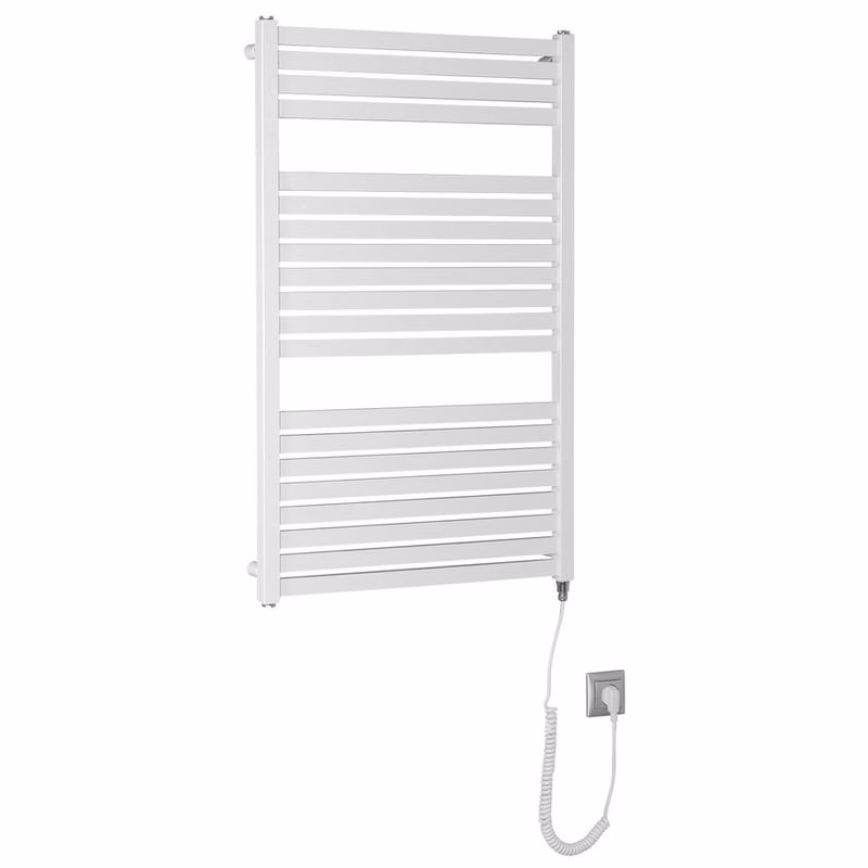 AQUALINE - TONDI-E elektrické vykurovacie teleso, rovné, 600x970 400 W, biela DE460T