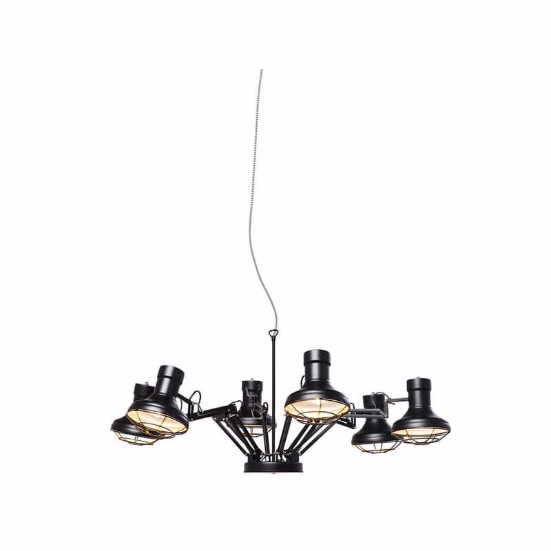 Spider visiaca lampa čierna